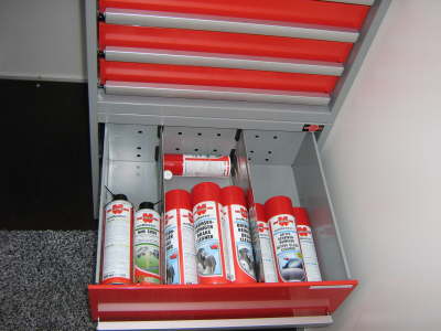 Platz f�r Zubeh�r aller Art